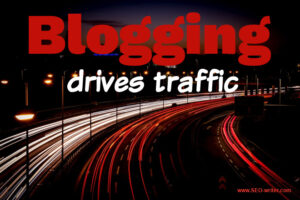 blogging drives traffic
