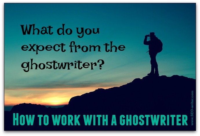 What do you expect from the ghostwriter?