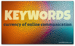 Keywords - currency of online communication