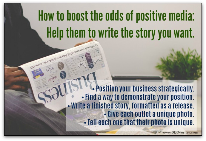 Media tips for positive coverage